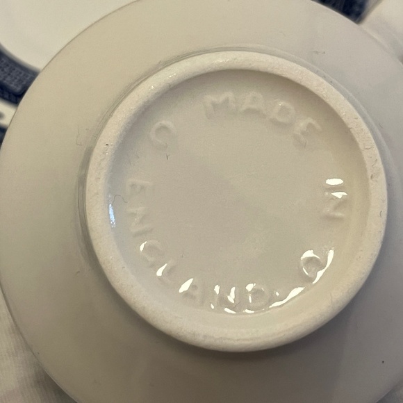 Tea cup and/or saucer(s), blue and white, Blue Willow design, vintage - Picture 5 of 9